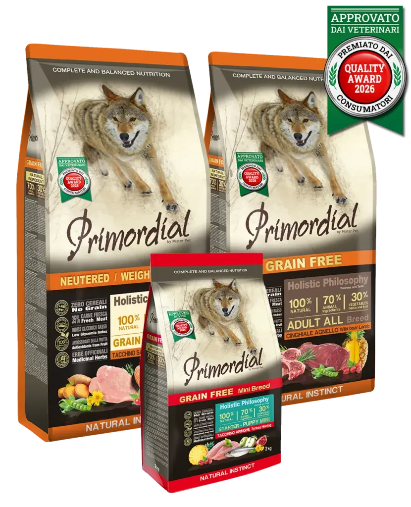 Primordial Buffalo & Mackerel – מזון לכלבים בוגרים ללא דגנים 12 ק״ג - תמונה 2