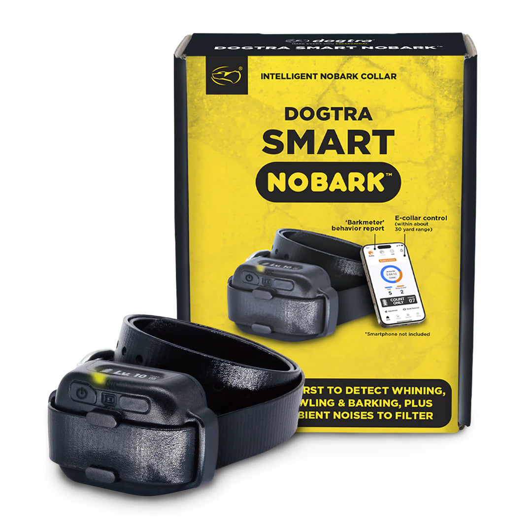 קולר נגד נביחות חכם Dogtra Smart NoBark – שליטה מהסמארטפון