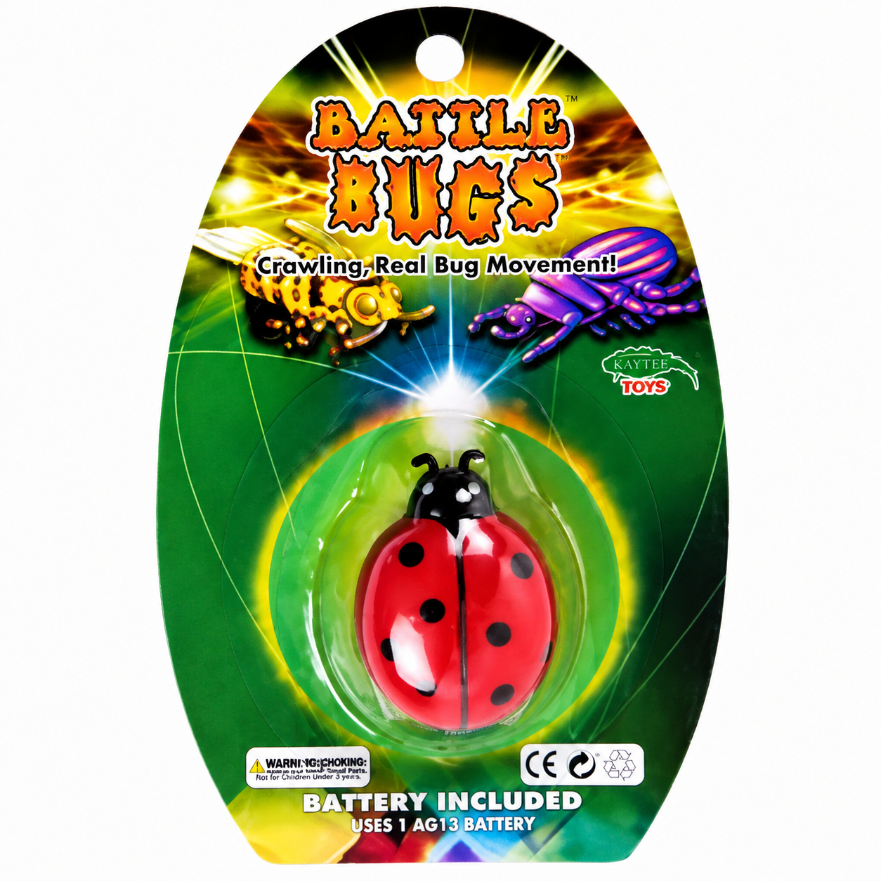 צעצוע חיפושית רוטטת לחתול BATTLE BUGS – צעצוע אינטראקטיבי ממונע - תמונה 1