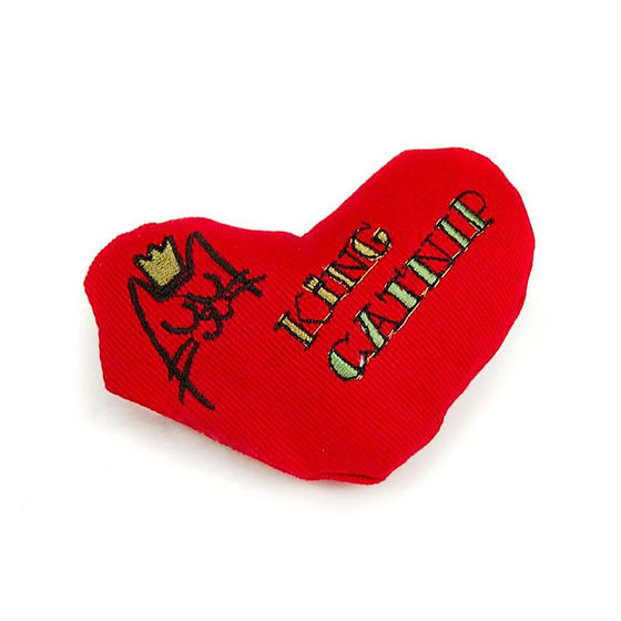 צעצוע קטניפ לחתול בצורת לב KING CATNIP – Heart – צעצועים לחתולים