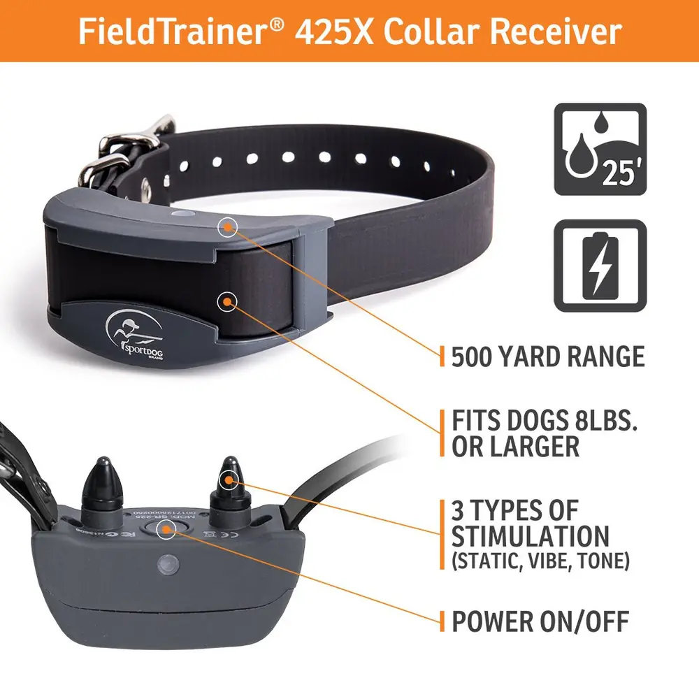 SportDOG FieldTrainer 425X – קולר אילוף אלקטרוני (שלט רחוק) - תמונה 4