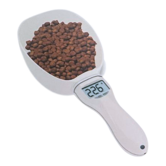 כף דיגיטלית למדידת מזון יבש לכלבים וחתולים Smart Scoop - תמונה 1