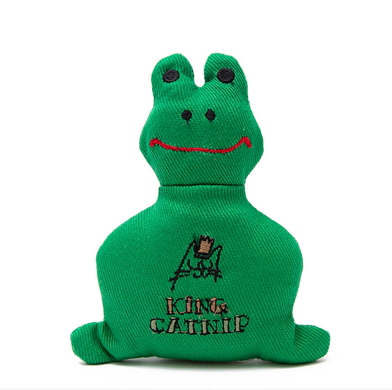 צעצוע קטניפ לחתול בצורת צפרדע KING CATNIP – Frog – צעצועים לחתולים
