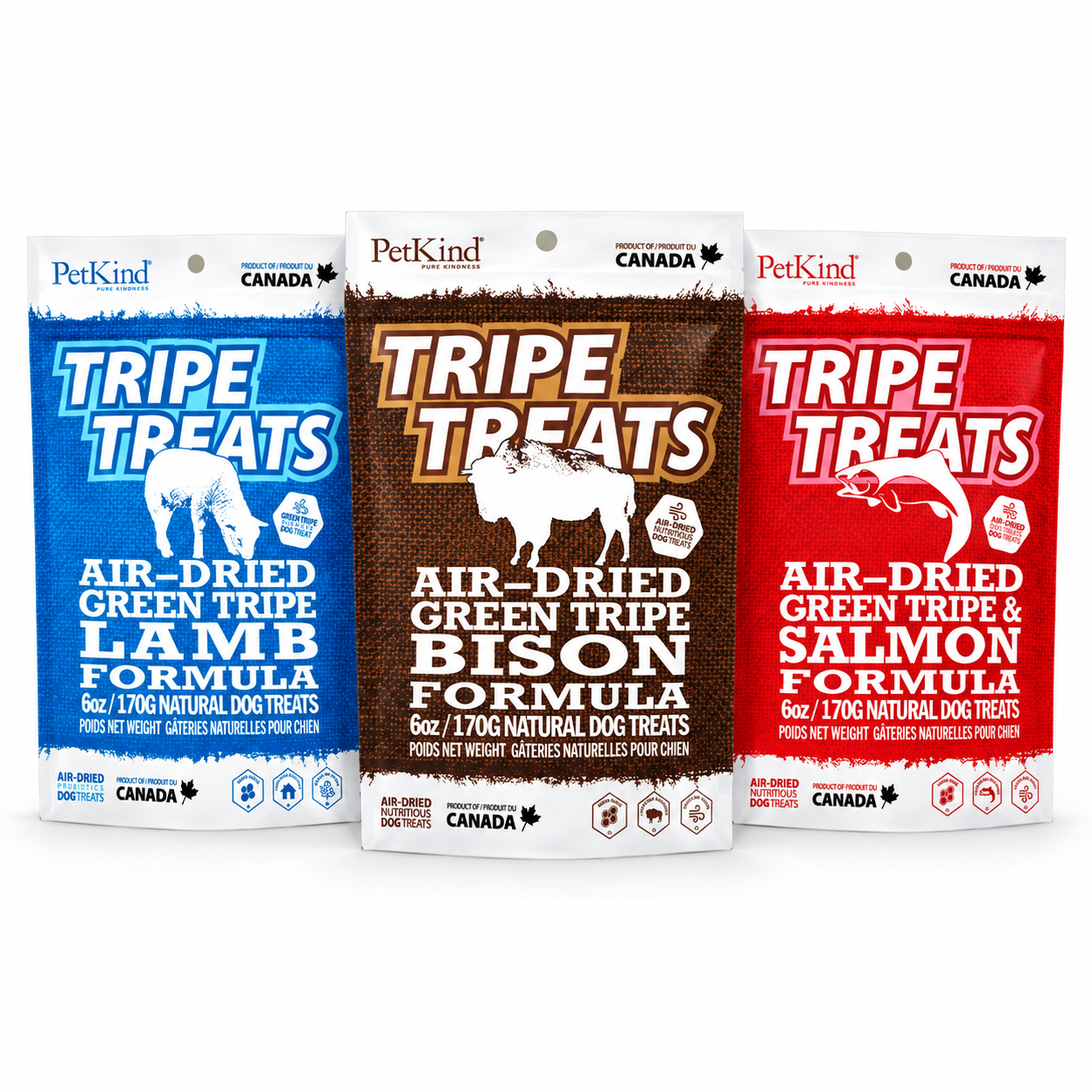 PetKind Tripe Treats – חטיפי קיבה ירוקה