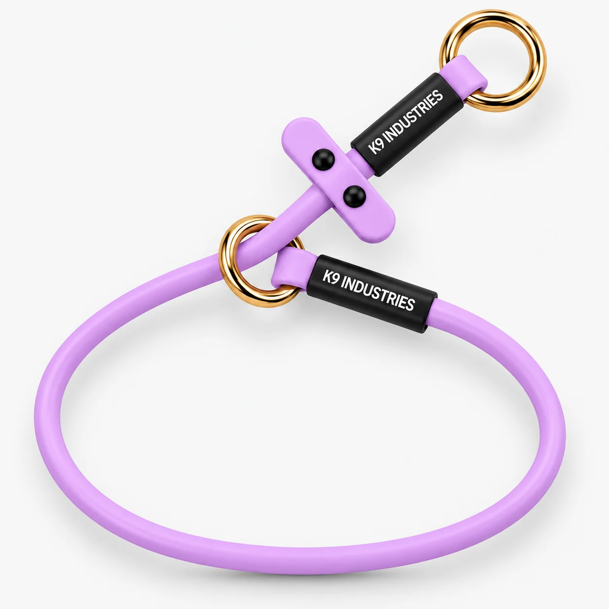 קולר סליפ K9 PowerFlex עגול 6 מ״מ בצבע צהוב לימון