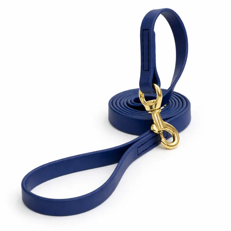 רצועה לכלב עשויה ביאוטן – Navy Blue – רצועות