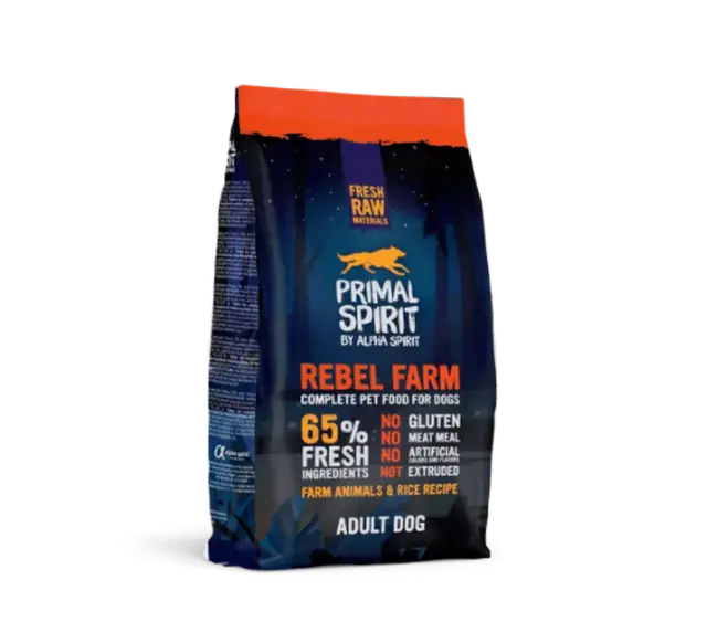 Primal Spirit Rebel Farm – חיות משק ואורז 1 ק״ג