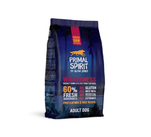 Primal Spirit Wilderness – בשרים טריים ואורז 1 ק״ג