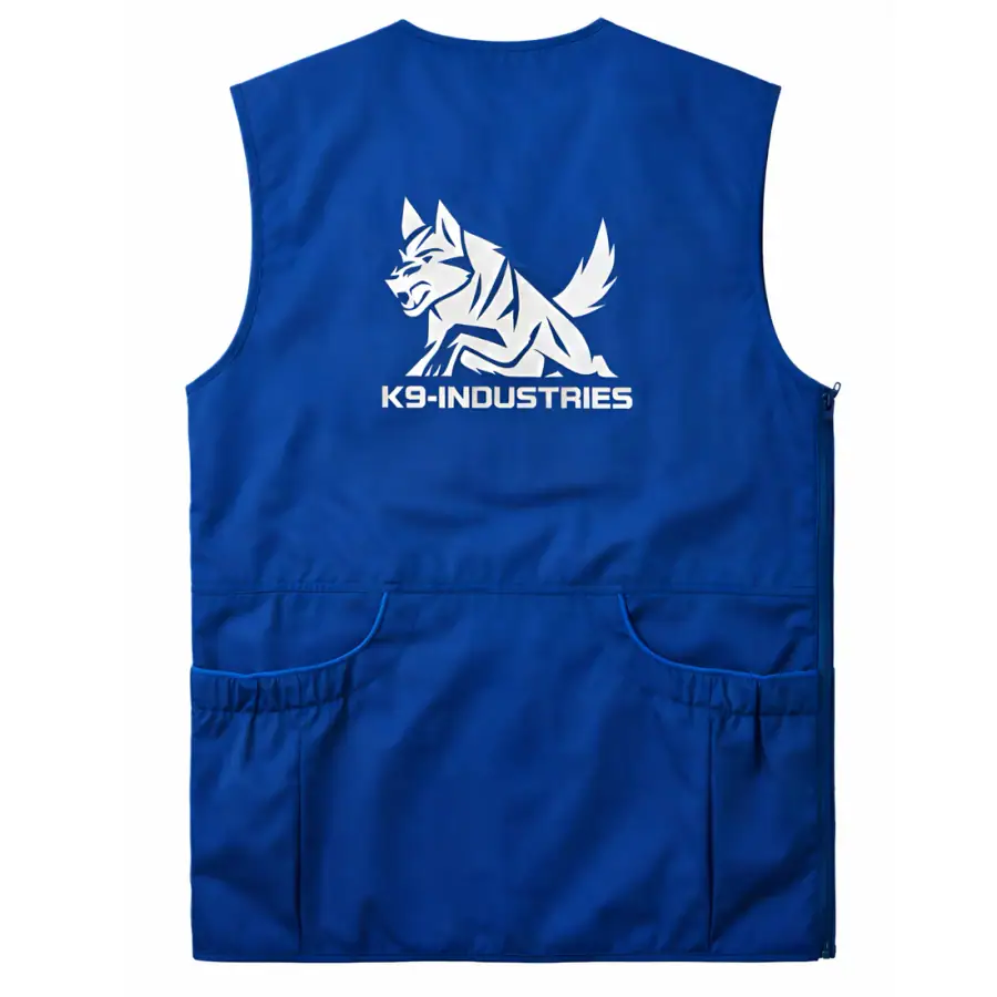 ווסט מקצועי למאלפי כלבים – Training Vest כחול - תמונה 2